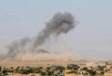 مليشيا الحوثي تفجر منزل الشيخ الحزمي في الجوف عقب انشقاقه عنها