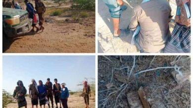 إحباط محاولة تفجير عبوة ناسفة في طريق عام بمديرية أحور في أبين