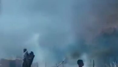حريق يلتهم مساكن البدو في “الجريب” بالمهرة ويخلف خسائر مادية كبيرة