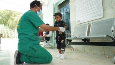 مركز الأطراف الصناعية بعدن يقدم أكثر من 8 آلاف خدمة تأهيلية وطبية مجانية خلال خمسة أشهر 10 مركز الأطراف الصناعية بعدن يقدم أكثر من 8 آلاف خدمة تأهيلية وطبية مجانية خلال خمسة أشهر