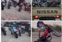 شرطة روكب تضبط 12 دراجة نارية ضمن حملة لمكافحة السباقات المتهورة بحضرموت