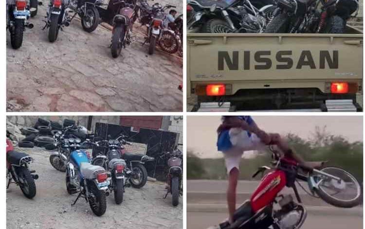 شرطة روكب تضبط 12 دراجة نارية ضمن حملة لمكافحة السباقات المتهورة بحضرموت