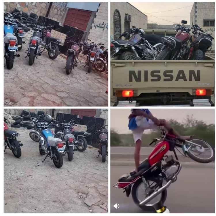 شرطة روكب تضبط 12 دراجة نارية ضمن حملة لمكافحة السباقات المتهورة بحضرموت