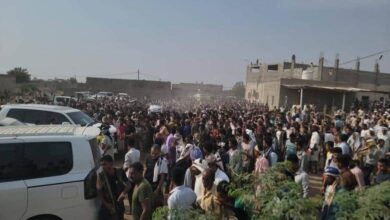 قوات درع الوطن تشارك في وداع الشهيد العميد يحيى وحيش وتواسي أسرته