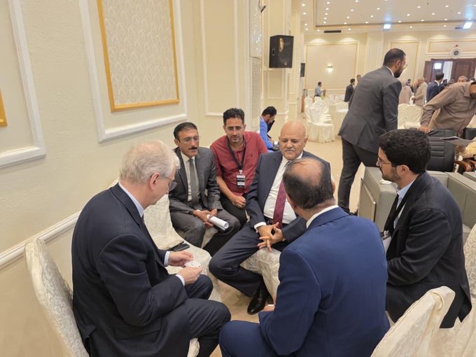 محافظ تعز والسفير الألماني يبحثان تعزيز التدخلات التنموية والإنسانية بالمحافظة