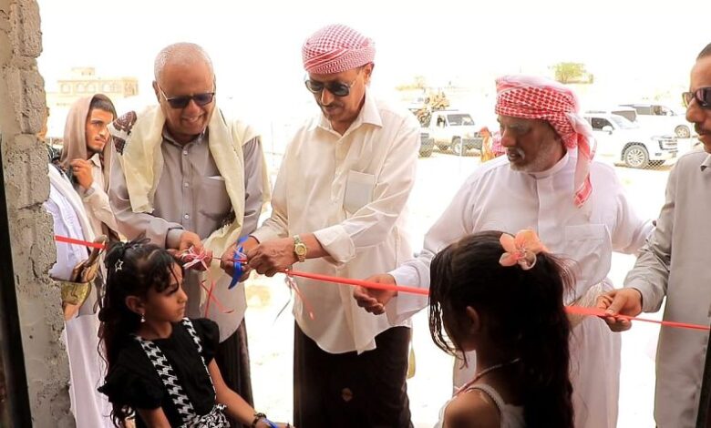 افتتاح مشروع مياه يخدم آلاف السكان في رماه بحضرموت