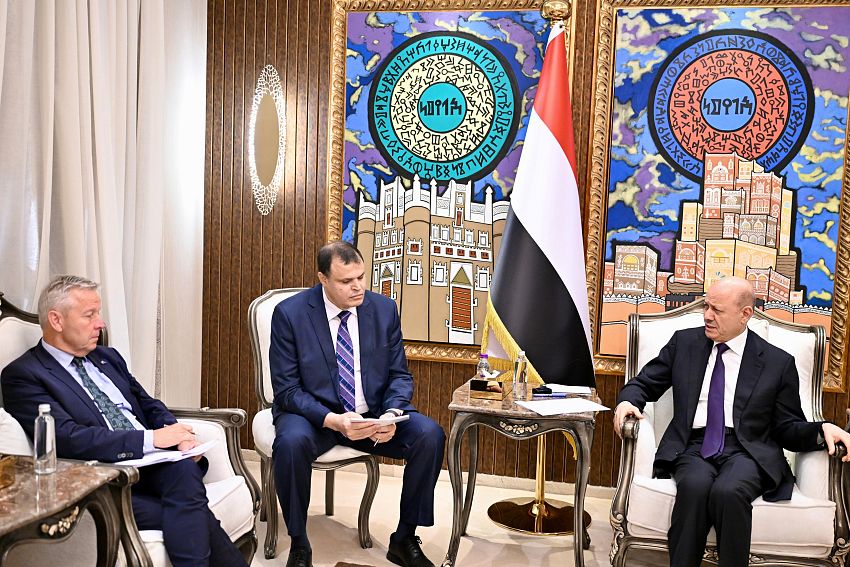 العليمي يدعو البرلمان الأوروبي إلى موقف أكثر حزمًا ضد مليشيا الحوثي ودعم استقرار اليمن