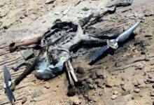 إسقاط طائرة مسيرة حوثية مفخخة في محور الرزامات بصعدة