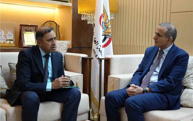 وزير الصحة يبحث مع ممثل اليونيسيف الجديد تعزيز دعم القطاع الصحي في اليمن 1 وزير الصحة يبحث مع ممثل اليونيسيف الجديد تعزيز دعم القطاع الصحي في اليمن
