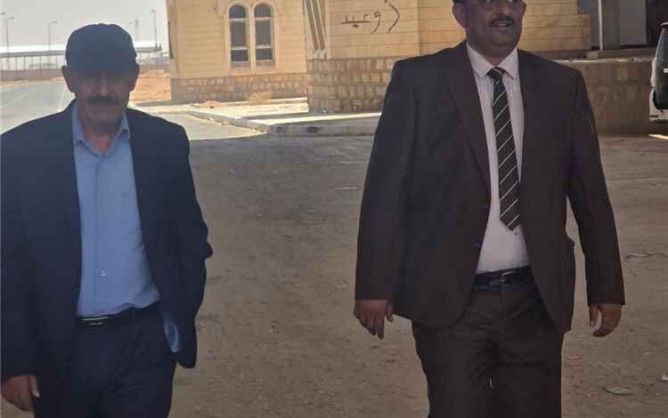نائب رئيس هيئة النقل البري يتفقد مشروع تطوير ميناء الوديعة