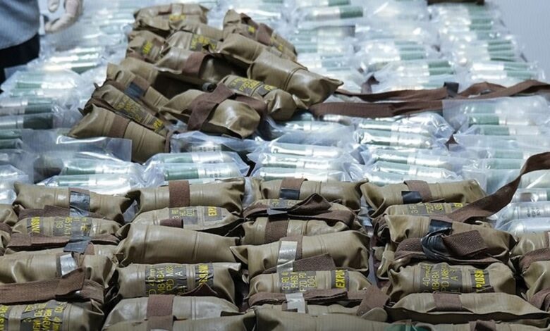 الجمارك السورية تضبط شحنة قنابل مخبأة داخل سيارة متجهة إلى لبنان 1 الجمارك السورية تضبط شحنة قنابل مخبأة داخل سيارة متجهة إلى لبنان