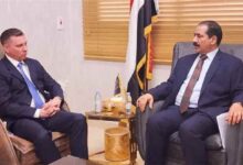 حيدان ومسؤولون أمريكيون يستعرضون آليات تعزيز التعاون الأمني وبناء القدرات