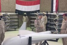 الجيش اليمني يكشف لأول مرة عن طائرات مسيّرة ضمن قواته المسلحة