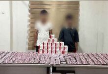 ضبط شخصين بحوزتهما 3300 حبة "بريجبالين" مخدرة في عدن