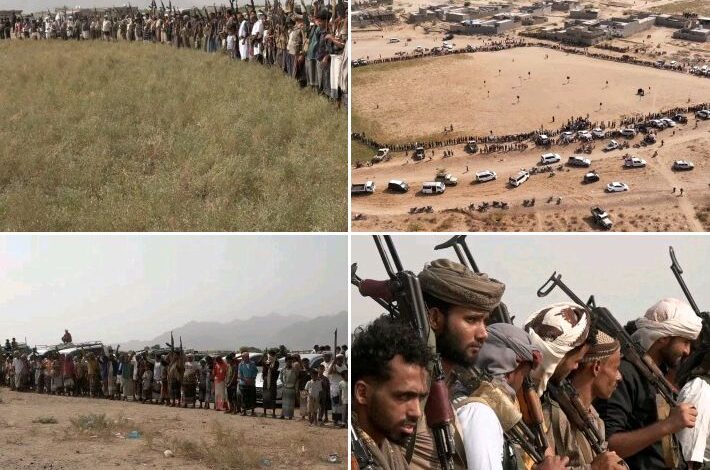 قبائل جنوب الحديدة تعلن النفير العام وتؤكد دعم معركة استعادة الدولة 1 قبائل جنوب الحديدة تعلن النفير العام وتؤكد دعم معركة استعادة الدولة