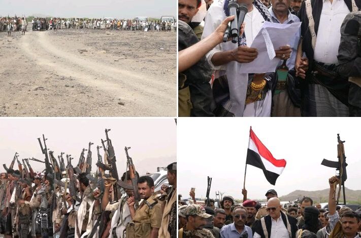 قبائل موزع تعلن تأييدها لقرارات مجلس الدفاع الوطني وتؤكد استعدادها لدعم الجبهات