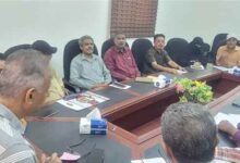 قيادة التعليم الفني بعدن تبحث تطوير المعاهد وتعزيز الرقابة الميدانية