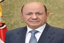 العليمي: إنهاء انقلاب الحوثي هدف ثابت والدولة لن تتنازل عن سيادة اليمن