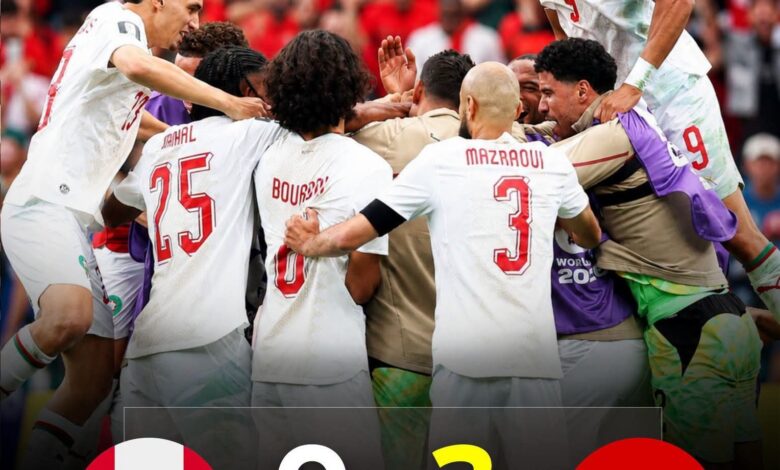 المغرب تكتسح كندا بثلاثية وتعبر إلى ربع نهائي كأس العالم 2026 1 المغرب تكتسح كندا بثلاثية وتعبر إلى ربع نهائي كأس العالم 2026