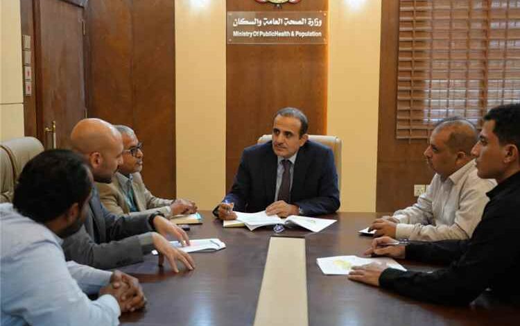 وزير الصحة يناقش مع منظمة الصحة العالمية تطوير فرق الطوارئ الطبية الوطنية 1 وزير الصحة يناقش مع منظمة الصحة العالمية تطوير فرق الطوارئ الطبية الوطنية