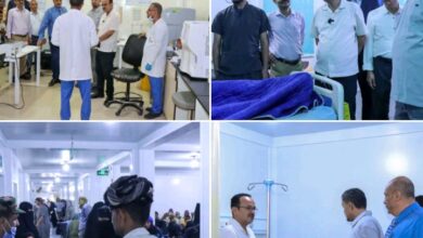 مدير صحة تعز يطلع على جاهزية المستشفى السعودي الميداني ومستشفى 2 ديسمبر بالمخا
