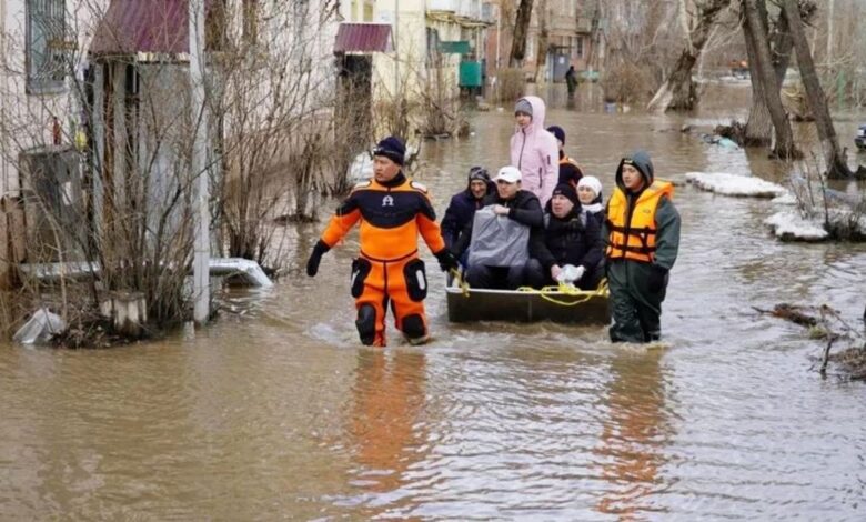 إجلاء 117 ألفاً في كازاخستان بسبب الفيضانات