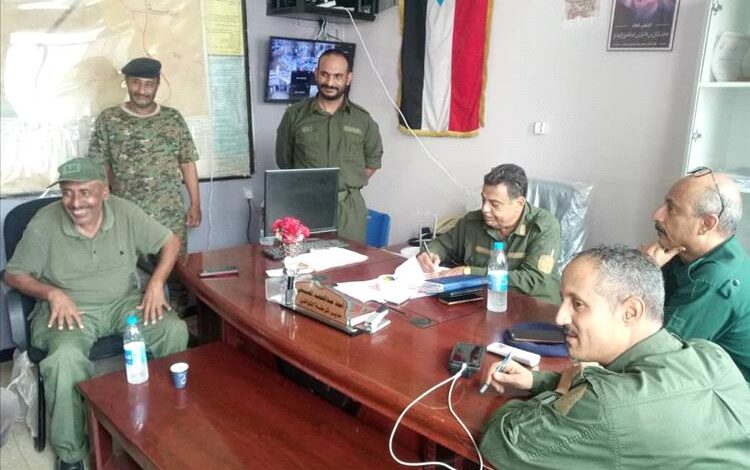 قيادة أمن عدن تتفقد سير العمل في قسم شرطة التواهي