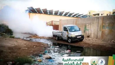 أفران عدن الخيرية تطلق حملة رش ضبابي لمكافحة البعوض في ظل تفشي الحميات