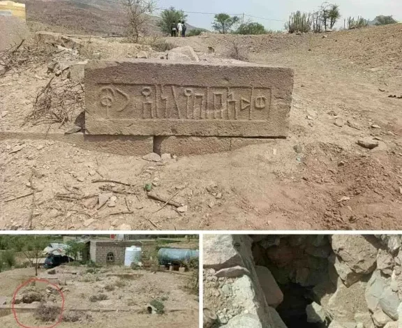 عصابة تعبث بموقع أثري في إب وسط غياب حوثي وتزايد عمليات نهب التراث