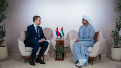 مباحثات إماراتية صربية حول العلاقات الثنائية والتطورات الإقليمية والدولية