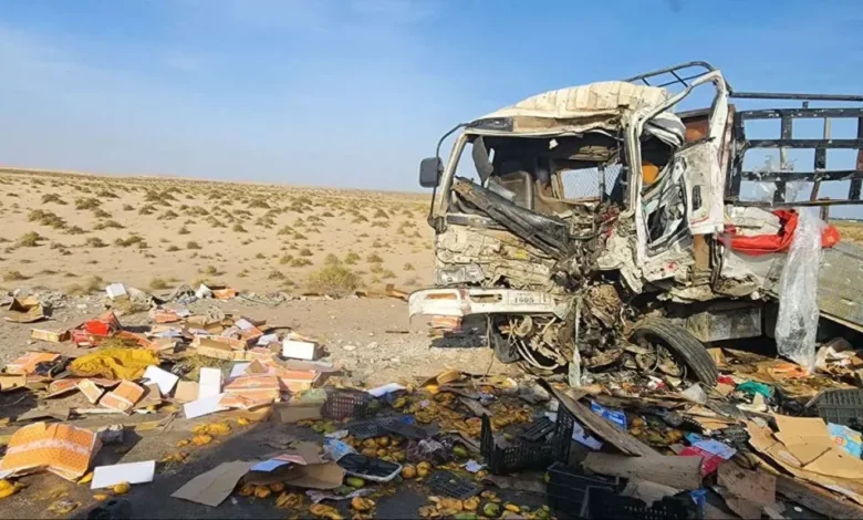 وفاة شخصين في تصادم عنيف على الخط الساحلي بين عدن والحديدة