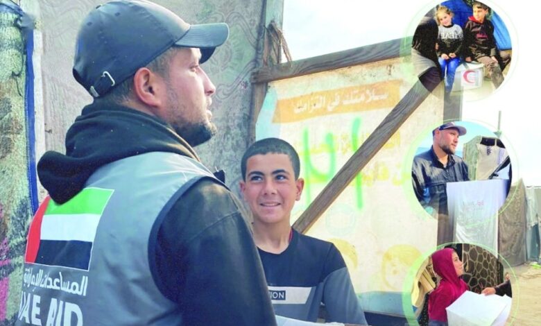 «الفارس الشهم 3»تدعم 550 أسرة نازحة في غزة بالطعام والملابس والمستلزمات الإيوائية 1 «الفارس الشهم 3»تدعم 550 أسرة نازحة في غزة بالطعام والملابس والمستلزمات الإيوائية