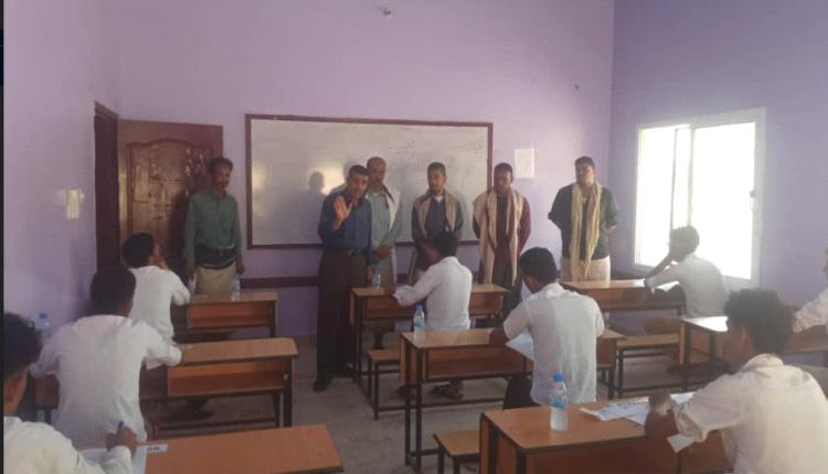 الحامد يزور مراكز اختبارات الثانوية في مديرية بروم ميفع
