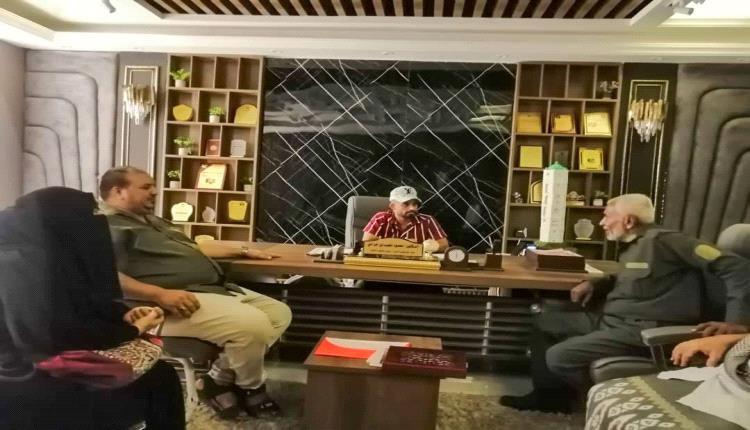بن جرادي يناقش احتياجات الدفاع المدني بمديرية صيرة