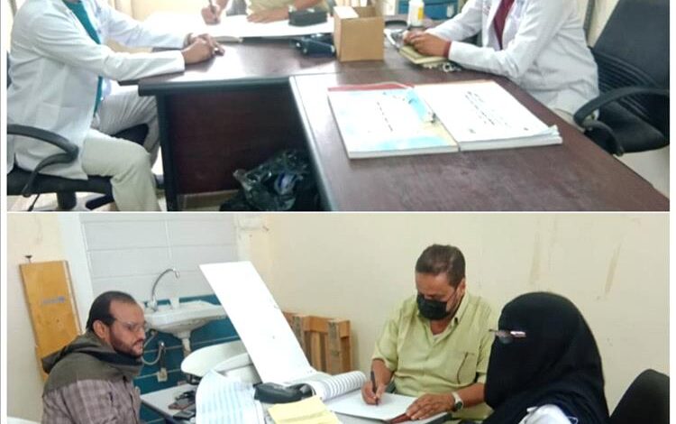 مدير صحة أبين يتفقد مرفقي أمصرة وأمَعين ويشيد بانضباط الكوادر خلال رمضان 1 مدير صحة أبين يتفقد مرفقي أمصرة وأمَعين ويشيد بانضباط الكوادر خلال رمضان