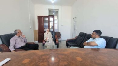 الشبحي يناقش مع منظمة العون الإنساني تدخلاتها في سقطرى
