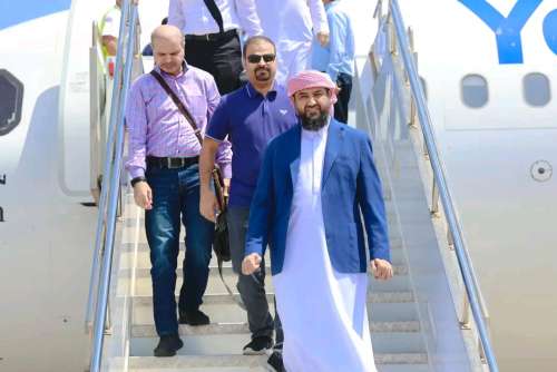 عضو الرئاسي المحرّمي يصل إلى عدن