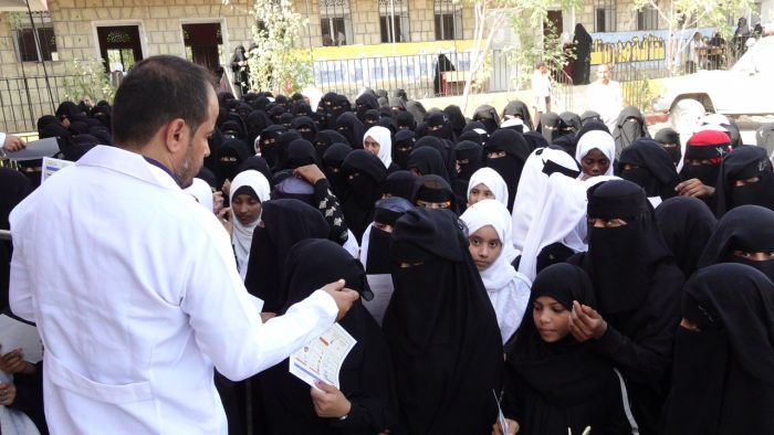 تدشين حملة توعية لمواجهة وباء الكوليرا في موزع