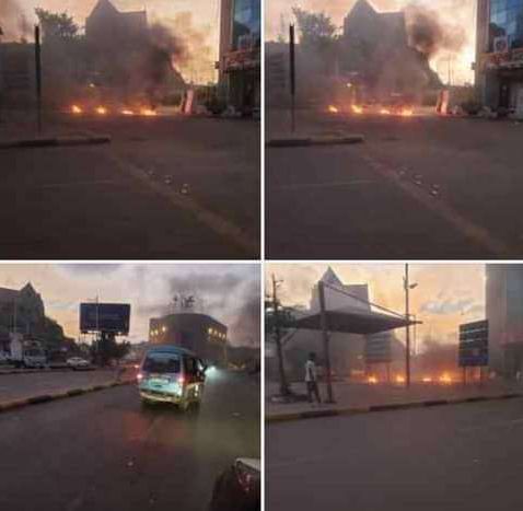 انفجار يهز كريتر تزامناً مع احتجاجات على انقطاع الكهرباء 1 انفجار يهز كريتر تزامناً مع احتجاجات على انقطاع الكهرباء
