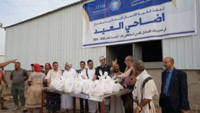 الخلية الإنسانية تدشن مشروع أضاحي العيد في مديريات الساحل 6 الخلية الإنسانية تدشن مشروع أضاحي العيد في مديريات الساحل