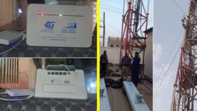 حضرموت.. بدء العمل في تركيب أجهزة البث والاستقبال الخاصة بخدمة (يمن 4G) بالريدة الشرقية
