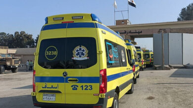 مصر تعلن وصول الدفعة الاولى من المصابين والجرحى القادمين من غزة