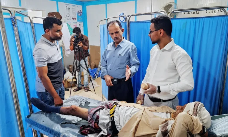 مستشفى المخا يبدأ المرحلة الثانية من برنامج الأطراف الصناعية لضحايا الحوادث والألغام 1 مستشفى المخا يبدأ المرحلة الثانية من برنامج الأطراف الصناعية لضحايا الحوادث والألغام