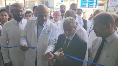 تدشين المخيم الطبي الجراحي المجاني الثالث في مستشفى عدن التعاوني