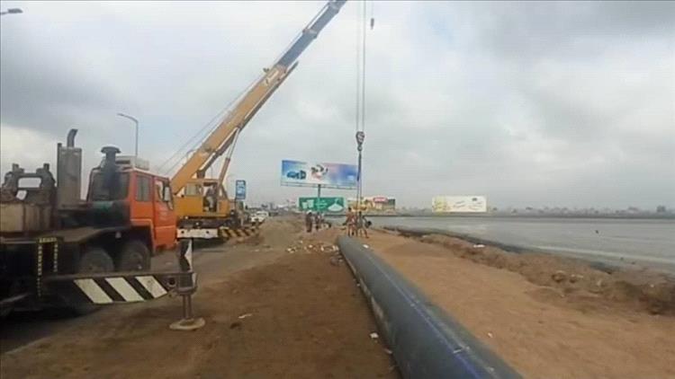 انطلاق المرحلة الثانية من مشروع تأهيل خط الضخ الرئيسي للمياه في العاصمة عدن