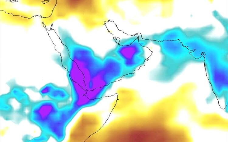 خبير أرصاد يحذر من موجة أمطار غزيرة قد تضرب اليمن خلال الأيام القادمة