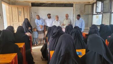 مدير حيس يتفقد مدارس المديرية مع بدء العام الدراسي