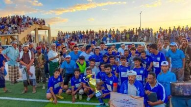 شباب مرخة يتوج بطلاً لدوري الدرجة الثالثة في شبوة