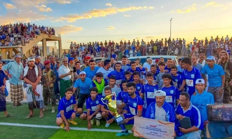 شباب مرخة يتوج بطلاً لدوري الدرجة الثالثة في شبوة