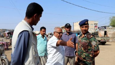 الحديدة.. قائد القوات الخاصة ومدير حيس يتفقدان مشاريع التأهيل والنظافة في المديرية